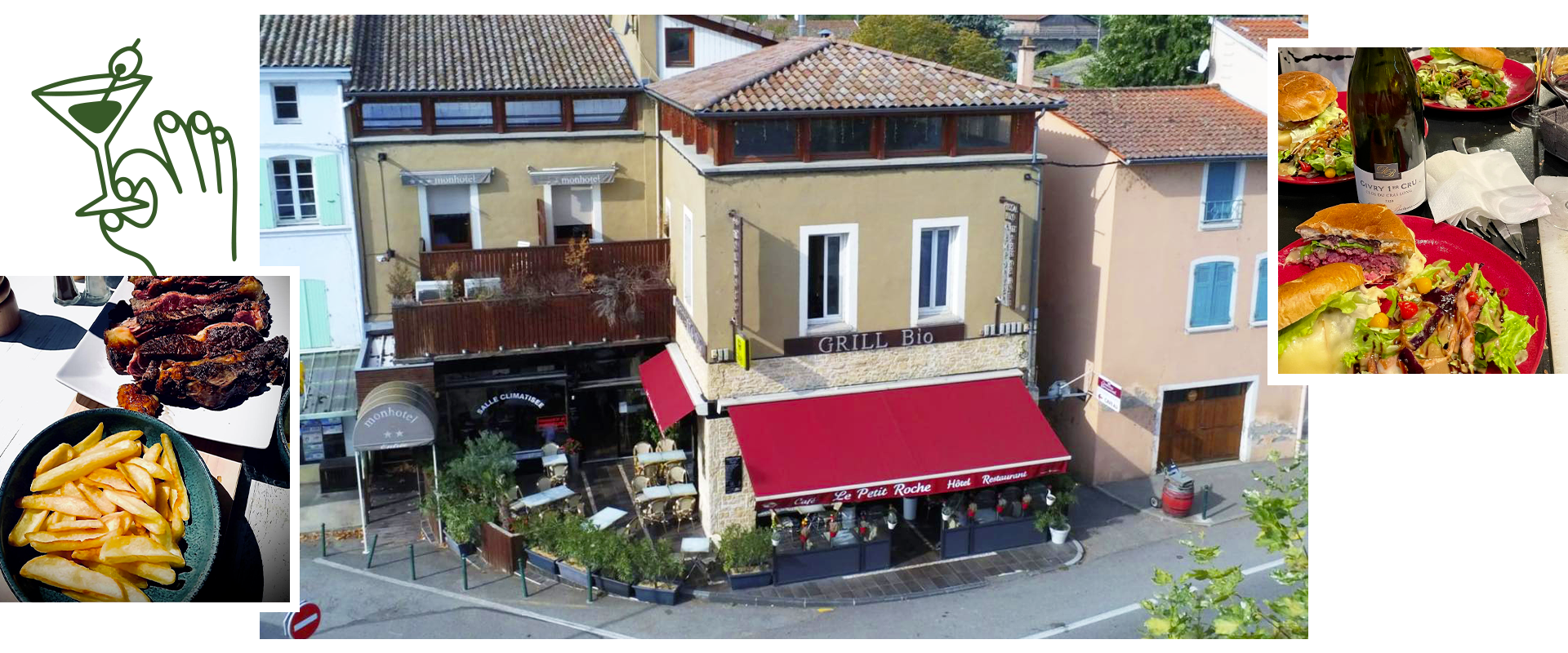 Le restaurant - Le Petit Roche - Restaurant Serrieres